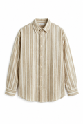 Biege Linen | Bolder Stripes