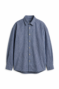 Blue Linen | White Stripes